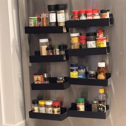 8 Magnetic Spice Rack For Fridge 