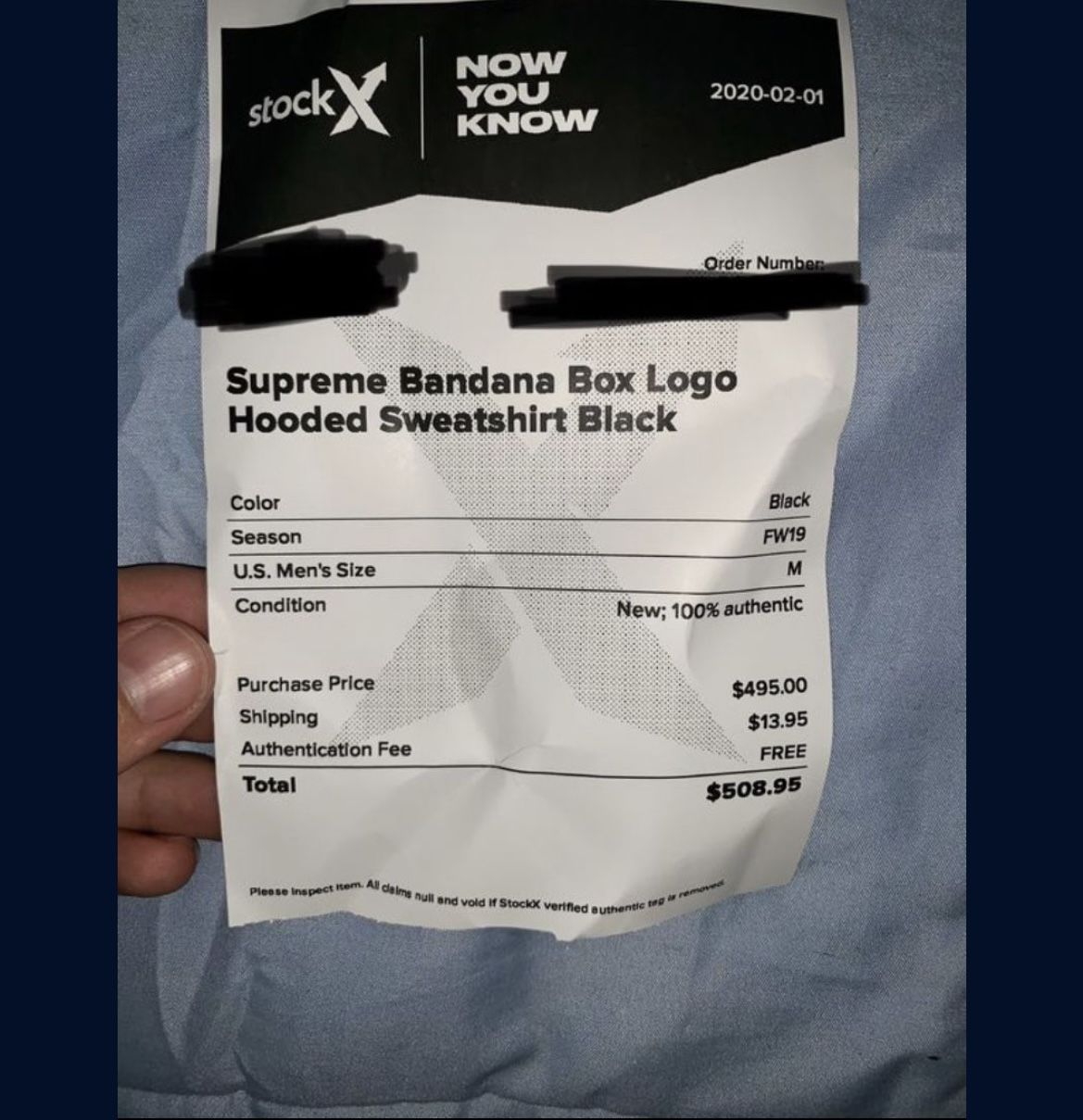 Black Supreme Bandana Box Logo