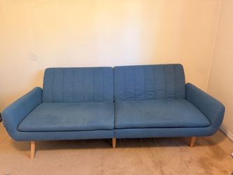 Blue couch