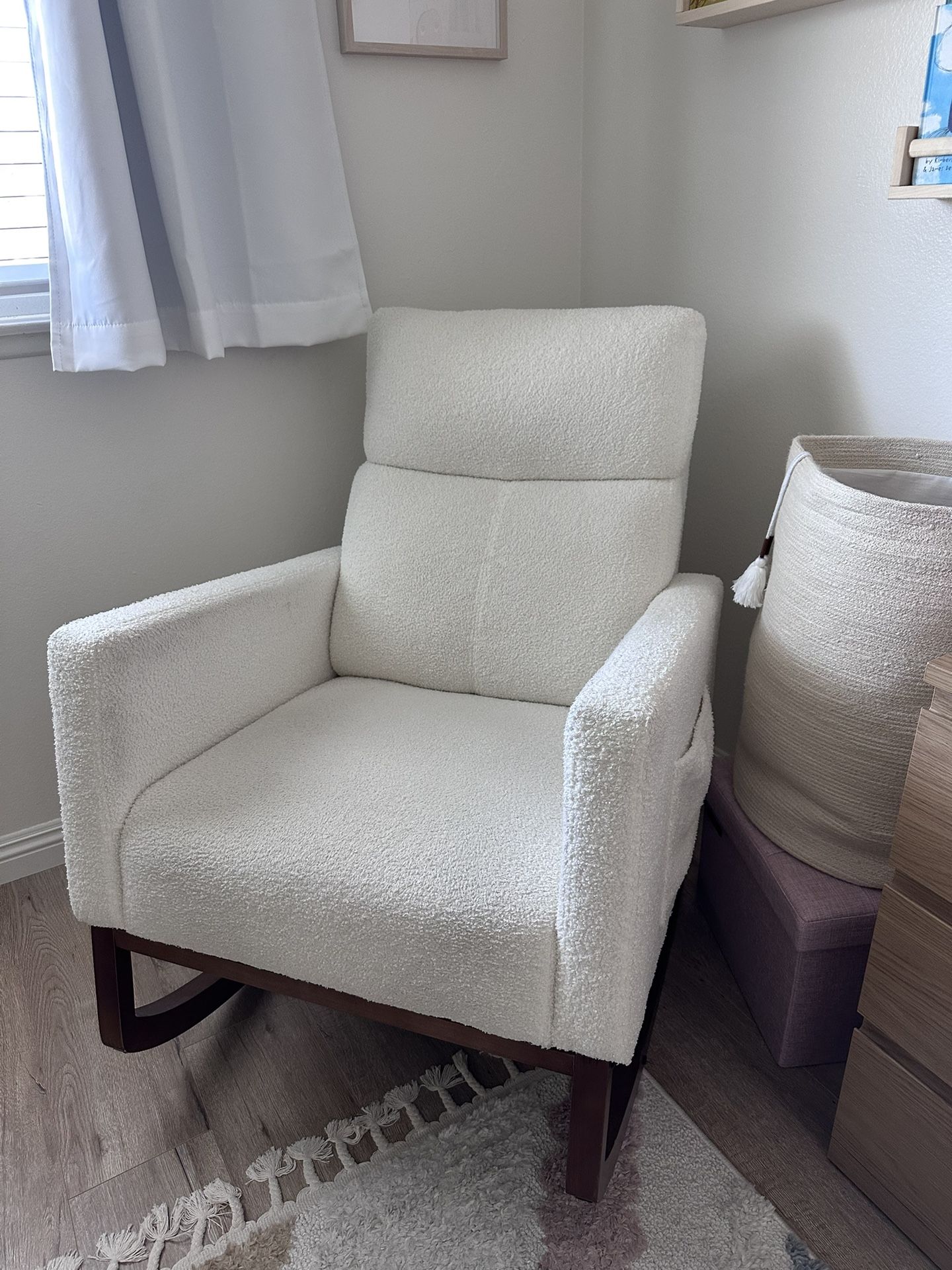 White Rocking Chair