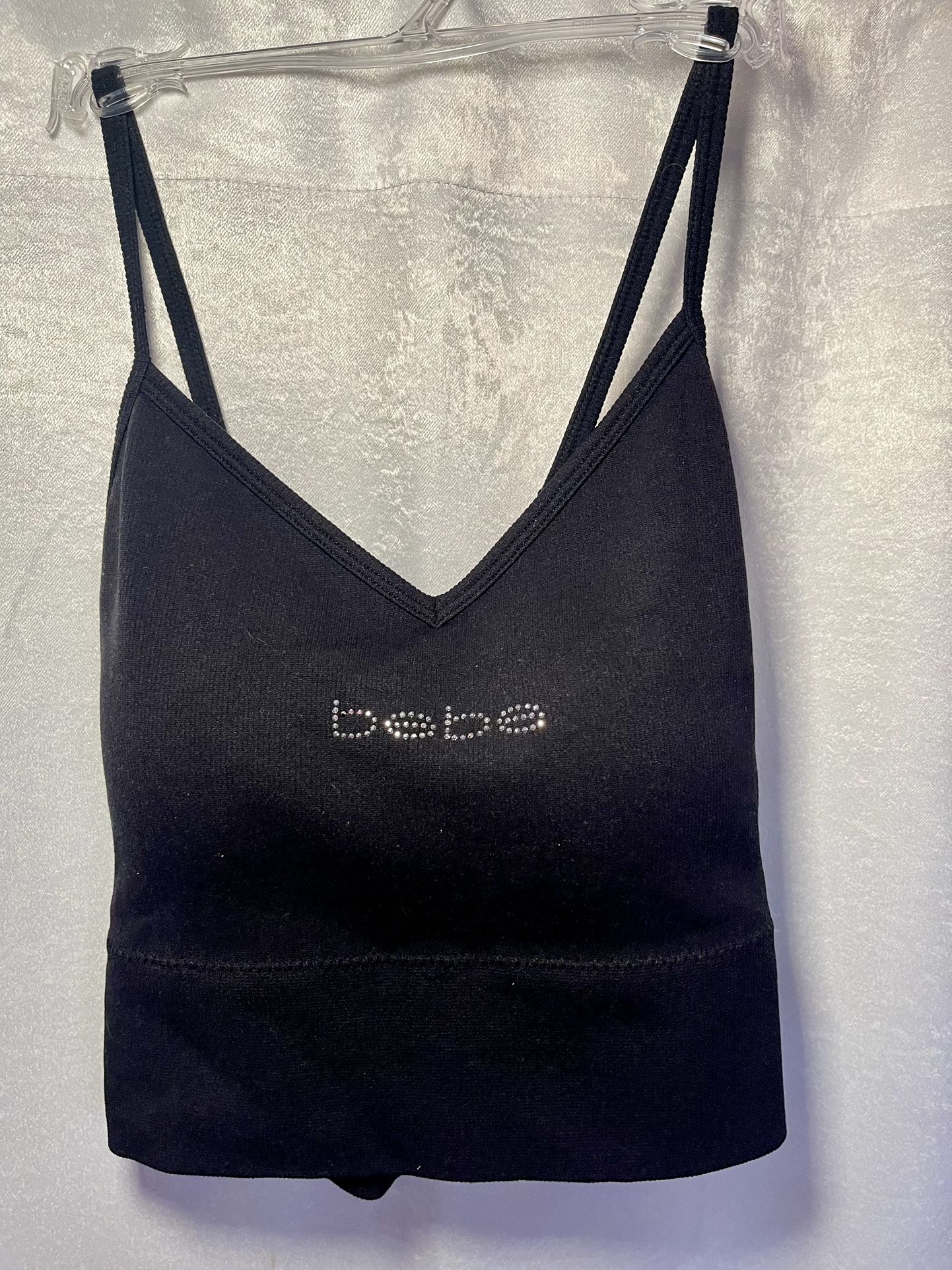 New with tag - Black Bebe sport vest top - L 