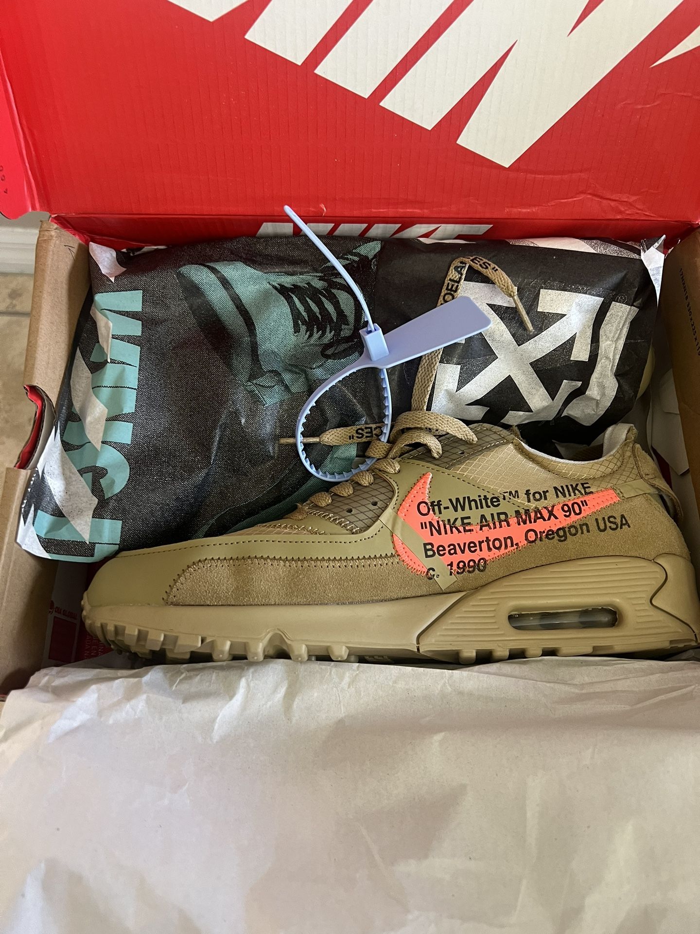 Desert Ore Off-White Air Max 90