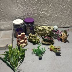 aquarium decoration and heater