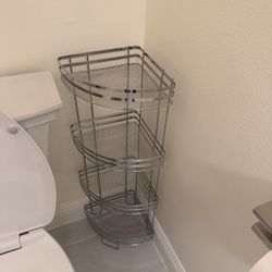CORNER CHROME SHELF 