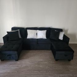 Black Couch For Sale