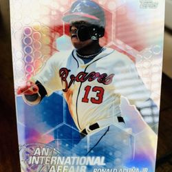 Ronald Acuna Jr Rookie Card 
