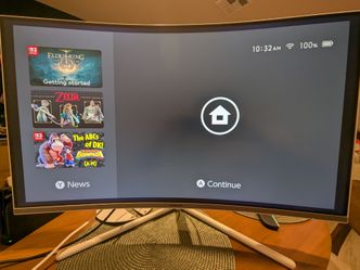 Samsung 32" 4K UHD Curved Monitor (LU32R591CWNXZA)