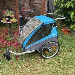 Thule Coaster XT 2Seat Bicycle Trailer & Stroller 