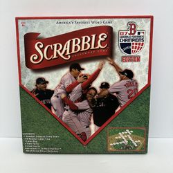New Scrabble Baseball 2007 Boston Red Sox World Series Champions Edition
