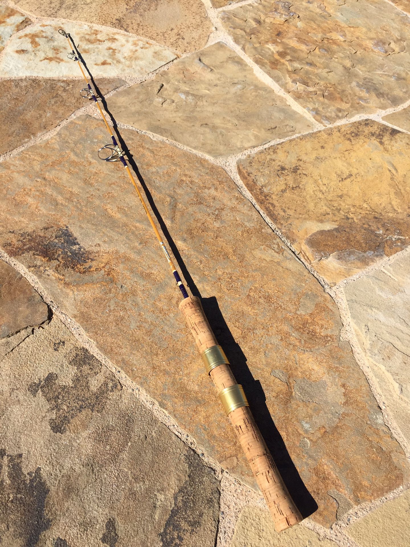 Vintage Sabre 3’ Straggler Mini Twitcher Ultralight Trout Fishing Rod