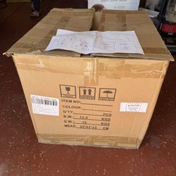 Brown Cushioned Bar Stool (Unused, In Box)