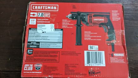 New Craftsman Hammer Drill 7 Amp 1/2 