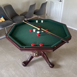 Bumper Pool/ Poker Table 