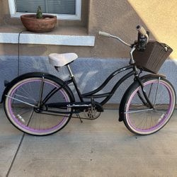Micargi Beach Cruiser Black And Pink