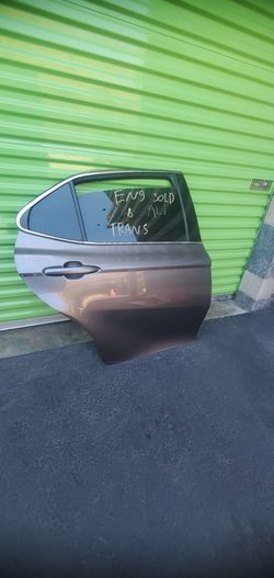 TOYOTA CAMRY REAR PASSENGER DOOR 2018-2019-2020-2021-2022-2023-2024