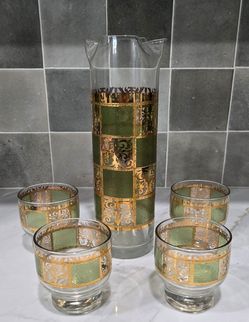 Mid Century Culver Ltd Prado Cocktail Set 1960's