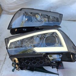 11-14 Dodge Charger LED DRL Projector Headlights Luces Focos Micas Faros Faroles Headlamps 