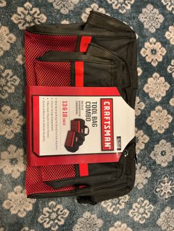 CRAFTSMAN 13 in. W X 18 in 2 piece tool bag combo