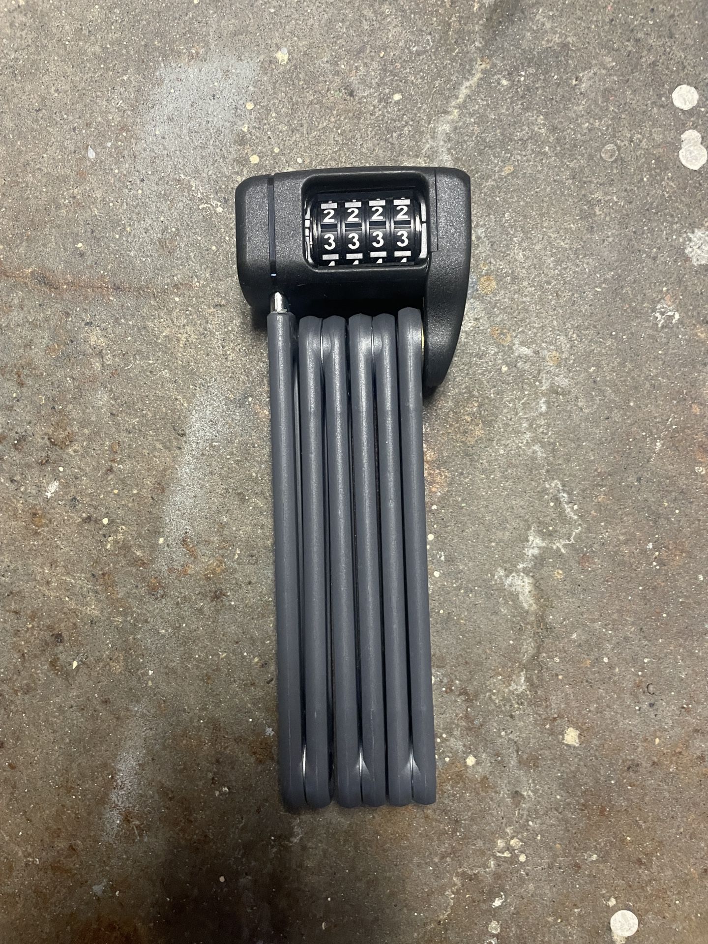 Abus Folding Lock Combo Resettable 