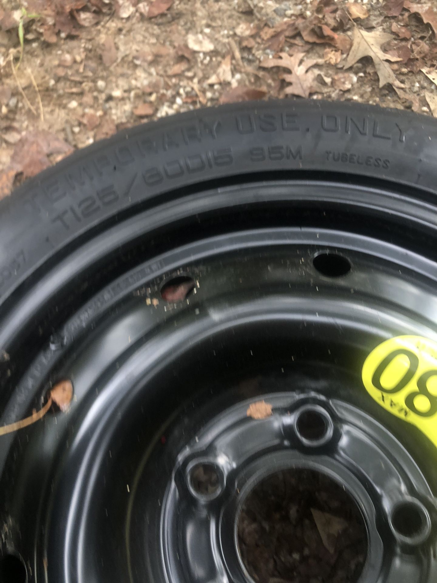 15’ 5 Lug Spare Tire