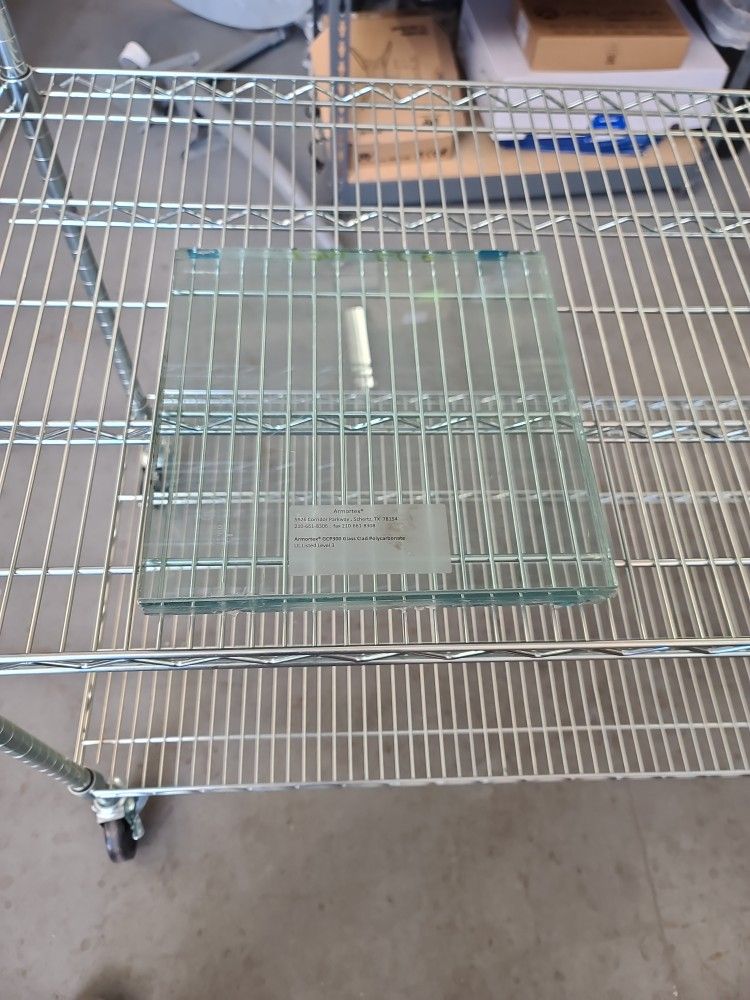 1'x1' Bullet Proof Glass