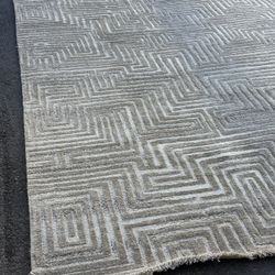 Restoration Hardware Navi Silk Rug 9ft X 12ft