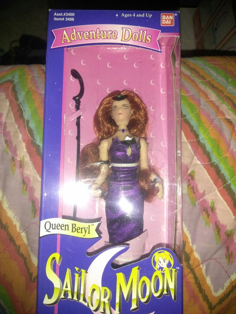 1995 Sailor Moon Queen Beryl 6" doll