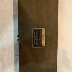 Old vintage Mossberg no.970 twin hex box wrench set 12 point. Missing the 1/2 and 7/16.