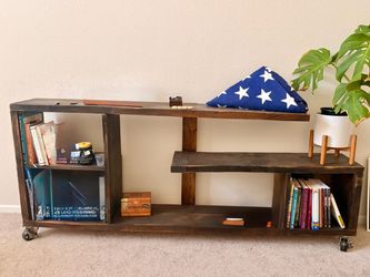 Rustic Bookshelf or TV shelf