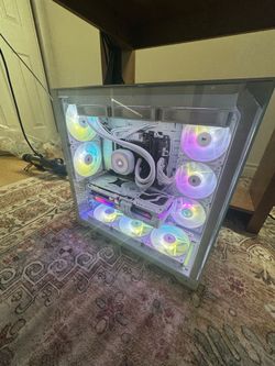 Custom White Gaming PC — Ryzen 7 9800X3D / RX 9070 XT / 32GB RAM / 2TB SSD — $1,900