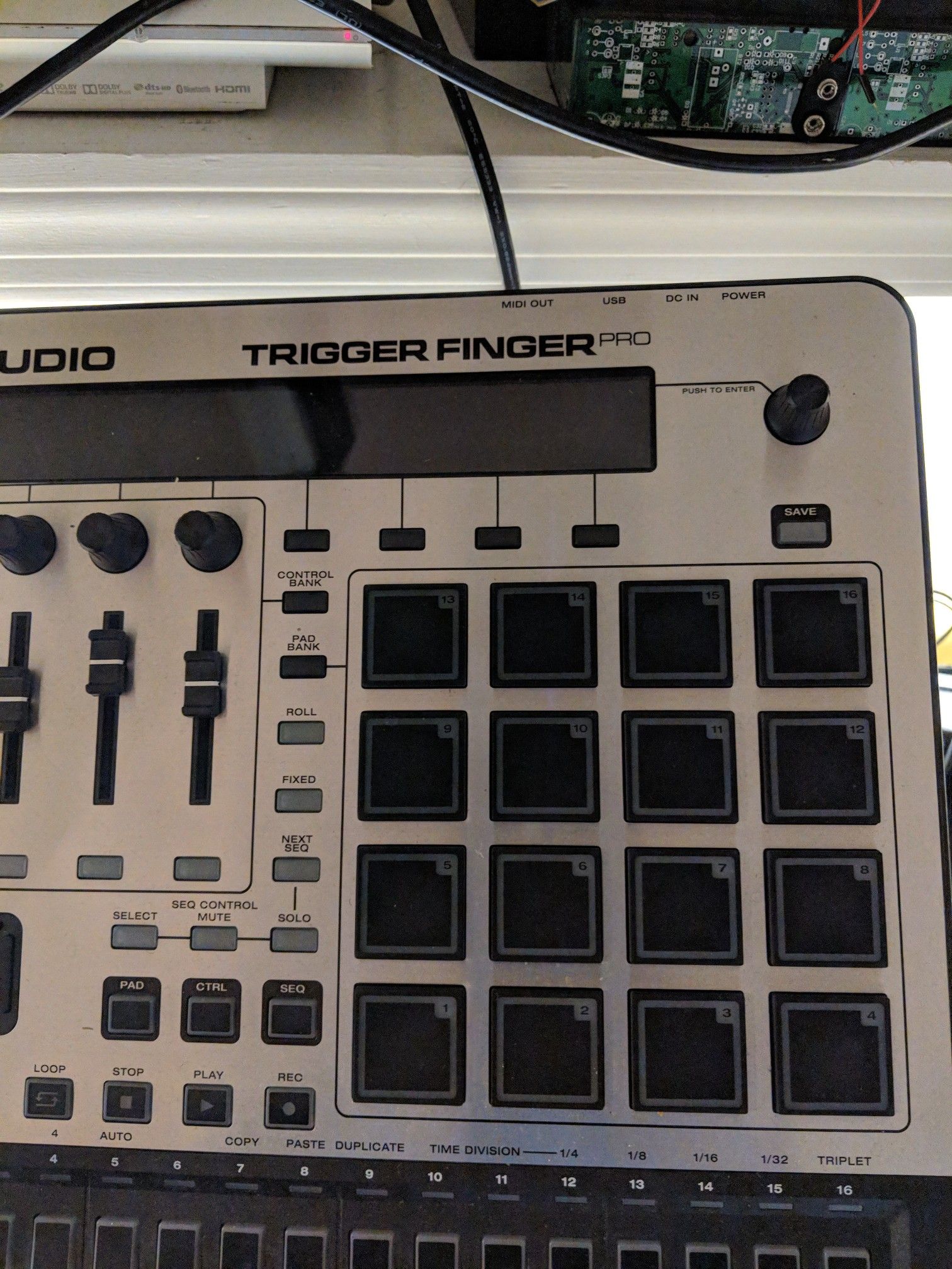 M-audio trigger finger pro