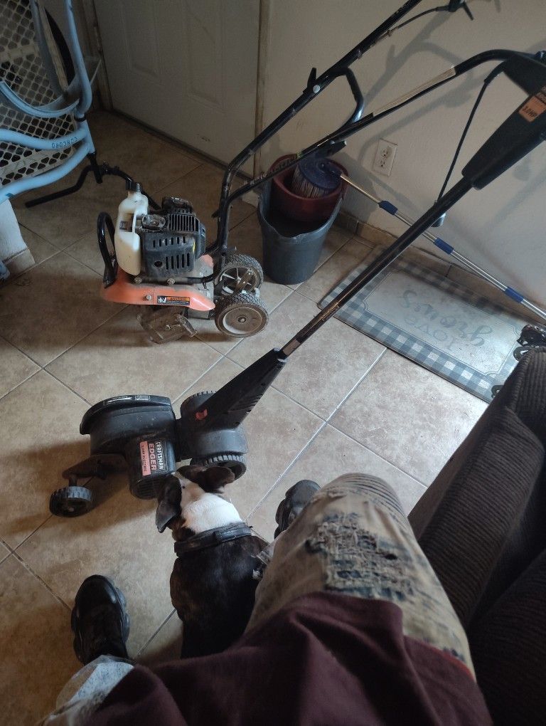 cultivater power mate gas electric edger gas lawn mower