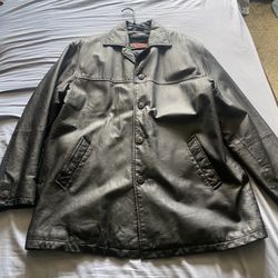 Mens Real Genuine Leather Jacket