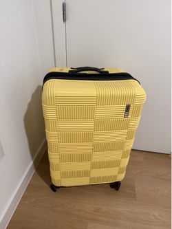 Large Yellow suitcase