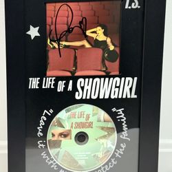Taylor Swift Life Of A Showgirl Autographed Custom Frame