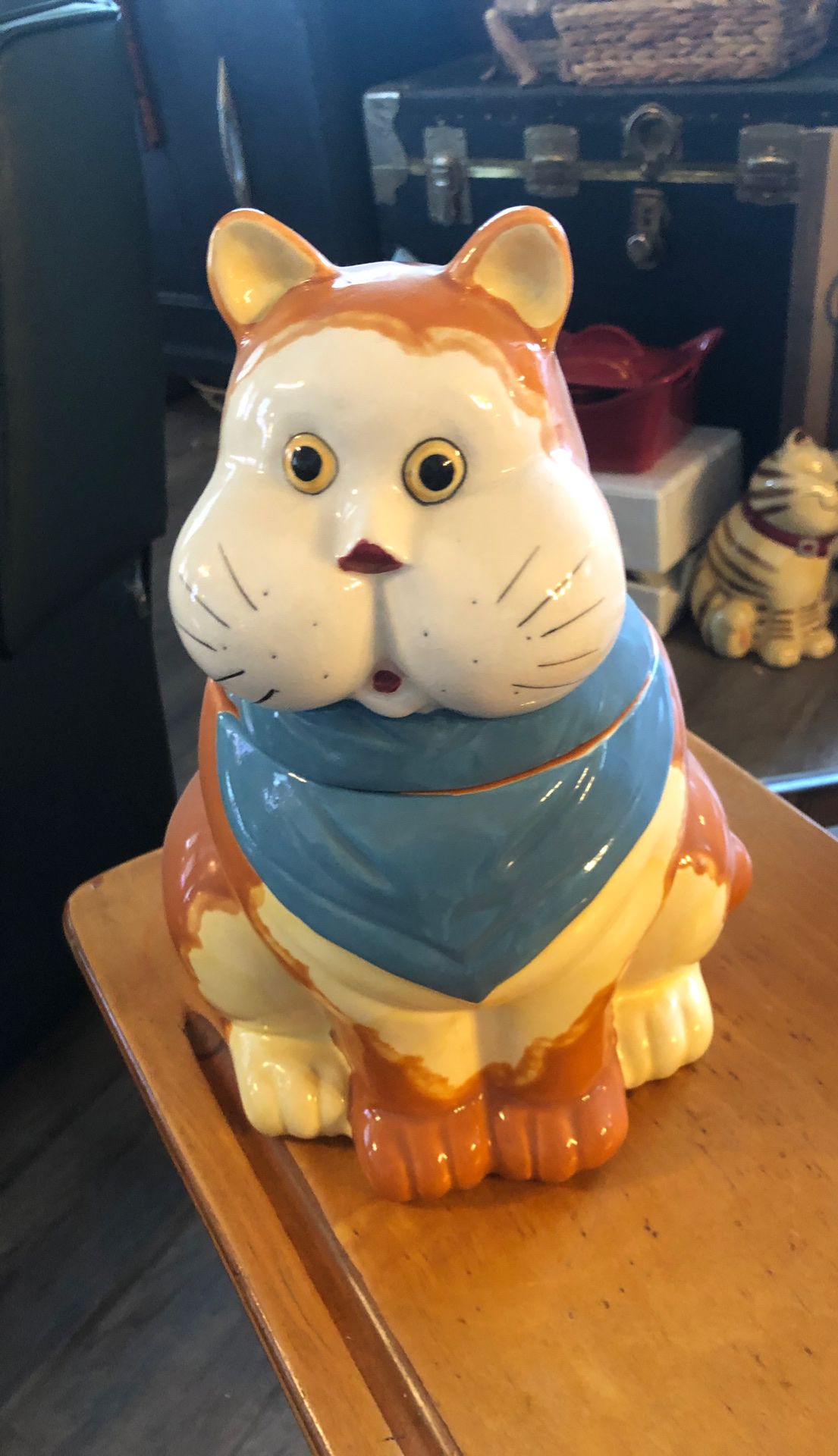 Old Cat Cookie Jar
