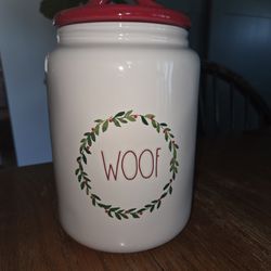 Rae Dunn WOOF Canister