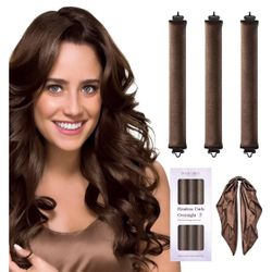 Brand: posicurly Heatless Hair Curler Overnight Curls-3 Pcs No Heat Curling Blowout Rod to Sleep In,Hair Rollers with Satin Scarf. Brand new. Never be