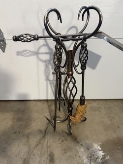 Fireplace accessories as is