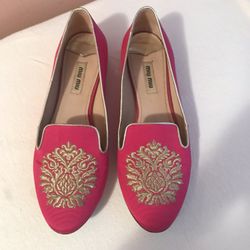  AUTHENTIC MIU MIU, SHOES FLATS SUZE 36.5