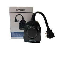 Tiffcofio Outdoor Timer Outlet 