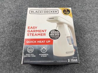 Black+Decker Easy Garment Steamer *TESTED & WORKS *