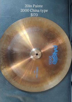 20in China Cymbal Paiste 2000