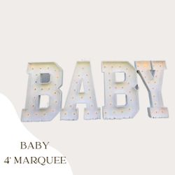 4’ Baby Marquee Letters