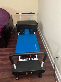 AeroPilates reformer with stand and box