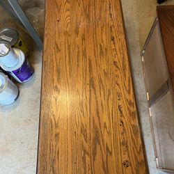 Oval Coffee Table With Two Leaves 