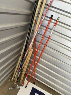 3 5 ft Fixed Length Extension Pole Tubo de extensión con largo fijo, 1.52 m