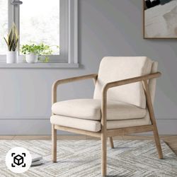 💥P308#8 $140 Tufeld Wood Armchair Beige - Project 62™👀👉‼️The product is new, however, in a photo it shows that the product has some spots‼️