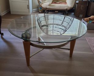 Glass  coffee table