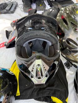Mens Motorcross helmet.